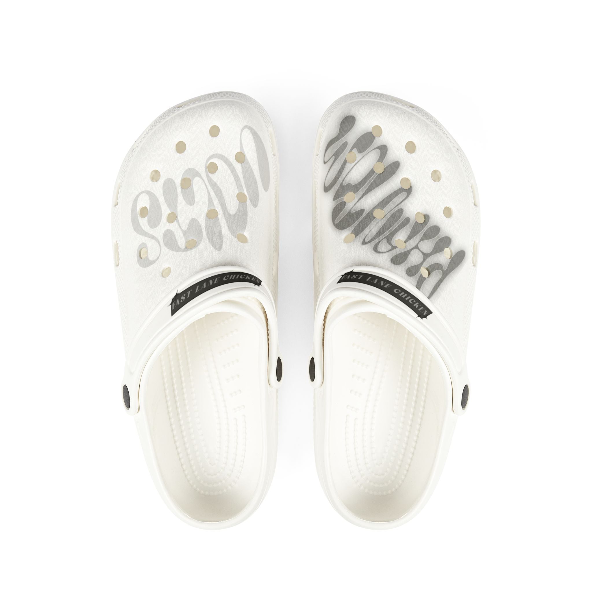 Printed EVA Clogs — Lightweight Slip-On Shoes with Anti-Slip Sole & Accessory Charms